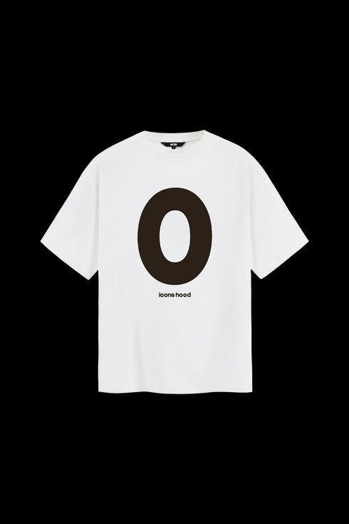 Simple Letter Flocking Cool All-Match Loose Short-Sleeved T-Shirt